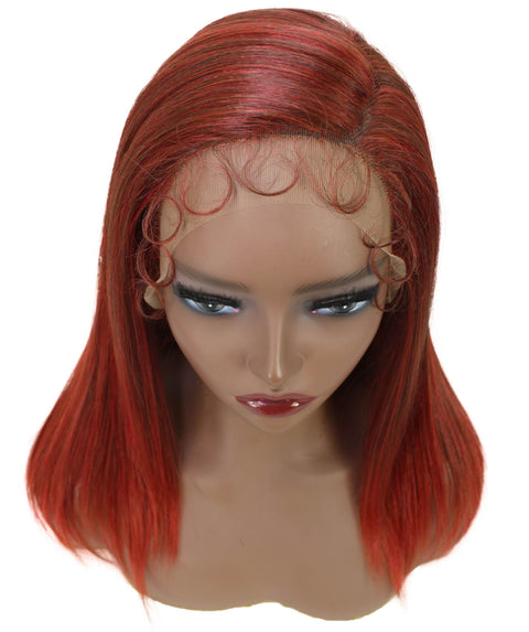 Gabriella Copper and Red Blend Lace Wig
