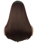 Ebony  Medium Brown Straight Lace Wig