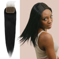 best natural black straight single virgin remy brazilian human hair closure 4x4 frontal hd lace baby hairs weaving crochet 8" 10" 12" 14" 16" 18" 20" 22" inch length
