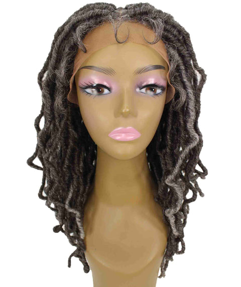best full 22 inch length 4x4 synthetic hd lace front dreadlock box braided black women affordable glueless baby hairs natural african american brazilian body wave natural multicolored hand tied heat resistant deep dye bohemian wig