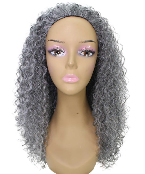 best half 22 inch length kinky curly ringlets human hair black women affordable glueless natural african american brazilian body wave natural multicolored hand tied wig