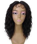 best full 18 inch length kinky wavy human hair synthetic black women affordable glueless natural african american brazilian body wave natural multicolored hand tied wig