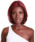 best full 12 inch length 4x4 synthetic hd lace front straight bob black women affordable glueless natural african american brazilian body wave natural multicolored hand tied heat resistant wig