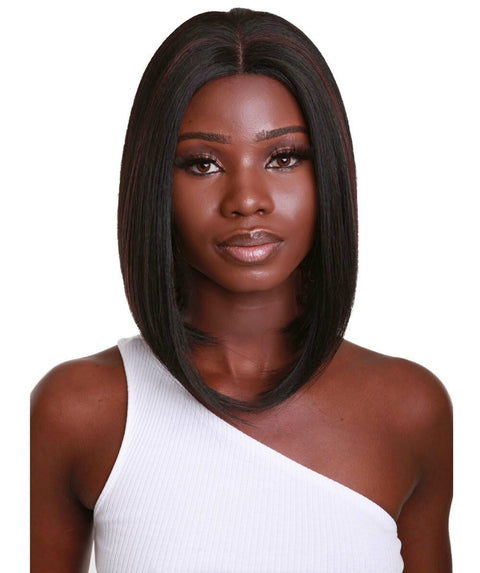 best full 9.5 inch length 4x4 synthetic hd lace front straight bob black women affordable glueless natural african american brazilian body wave natural multicolored hand tied heat resistant wig