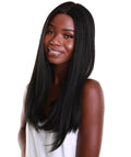 best full 17 inch length 4x4 synthetic hd lace front straight black women affordable glueless natural african american brazilian body wave natural multicolored hand tied heat resistant wig